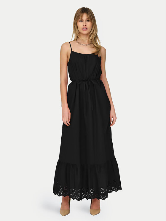 ONLY ONLY Nyári ruha Lou 15313166 Fekete Regular Fit