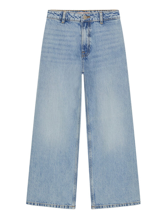 Guess Guess Džinsi J6GA07 D45E0 Zils Wide Leg
