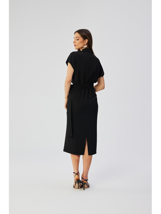 Stylove Stylove Večerní šaty S363 Černá Comfortable Fit