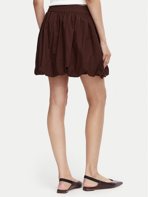 Vero Moda Vero Moda Φούστα mini Esther 10355460 Σκούρο καφέ Regular Fit