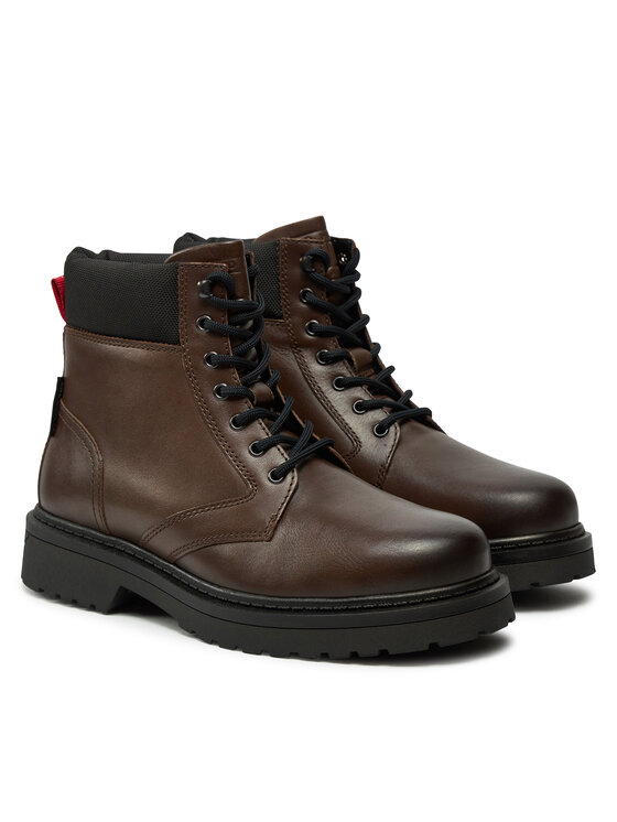 Tommy Jeans Tommy Jeans Planinarske cipele Tjm Lace Up Boot EM0EM01446 Smeđa