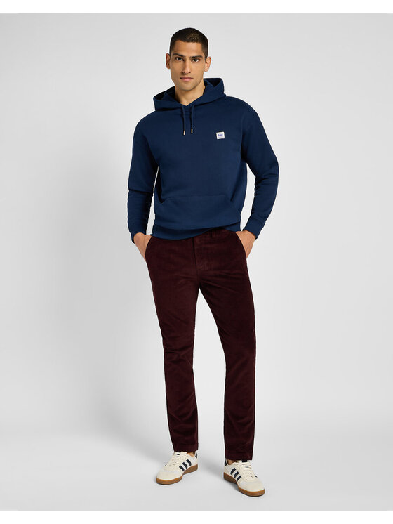 Lee Lee Chinosy SLIM CHINO Czerwony Slim Fit