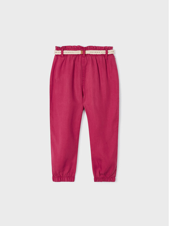 Mayoral Mayoral Pantaloni din material 3503 Vișiniu