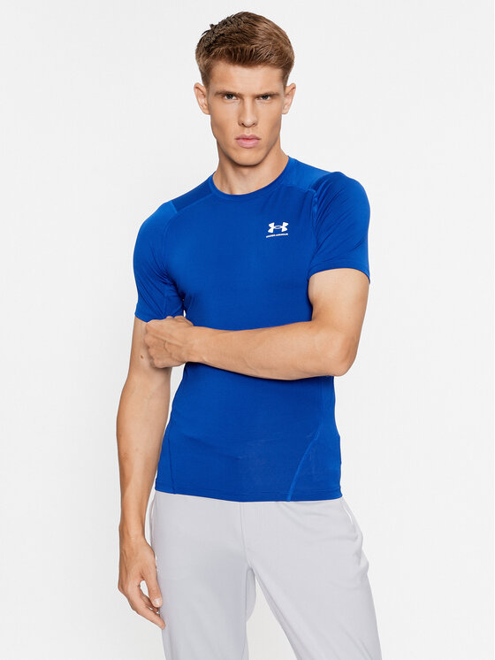 Under Armour Funkčné tričko Under Armour Heatgear Armour Short Sleeve Modrá Slim Fit