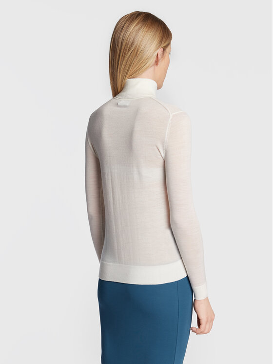 Calvin Klein Calvin Klein Rolák Extra Fine K20K204770 Béžová Slim Fit