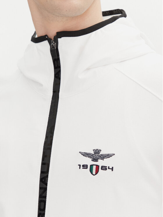 Aeronautica Militare Aeronautica Militare Kurtka przejściowa 251AF497F559 Biały Regular Fit