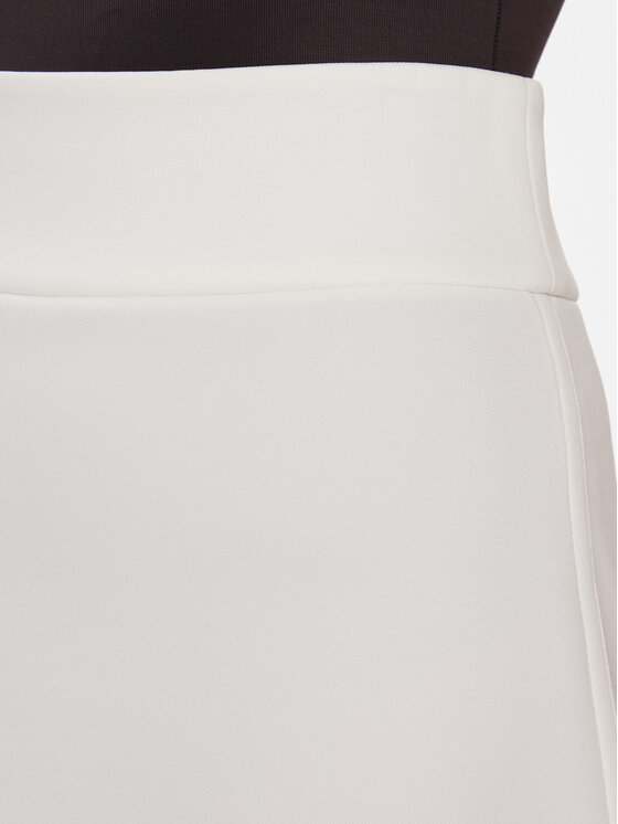 Max Mara Leisure Max Mara Leisure Φούστα σε γραμμή Α Varina 2416771037 Λευκό Regular Fit