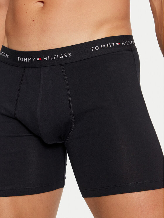 Tommy Hilfiger Tommy Hilfiger Sada 3 kusů boxerek UM0UM02765 Černá