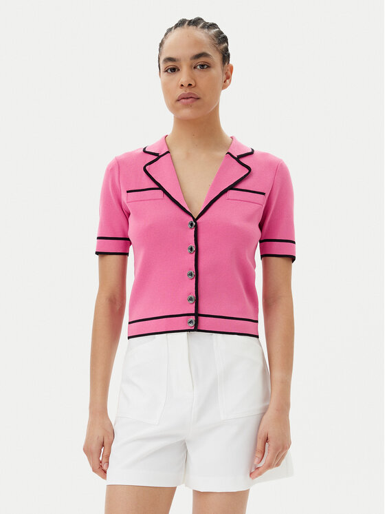 Morgan Morgan Bluza 241-MEDIN Roza Regular Fit