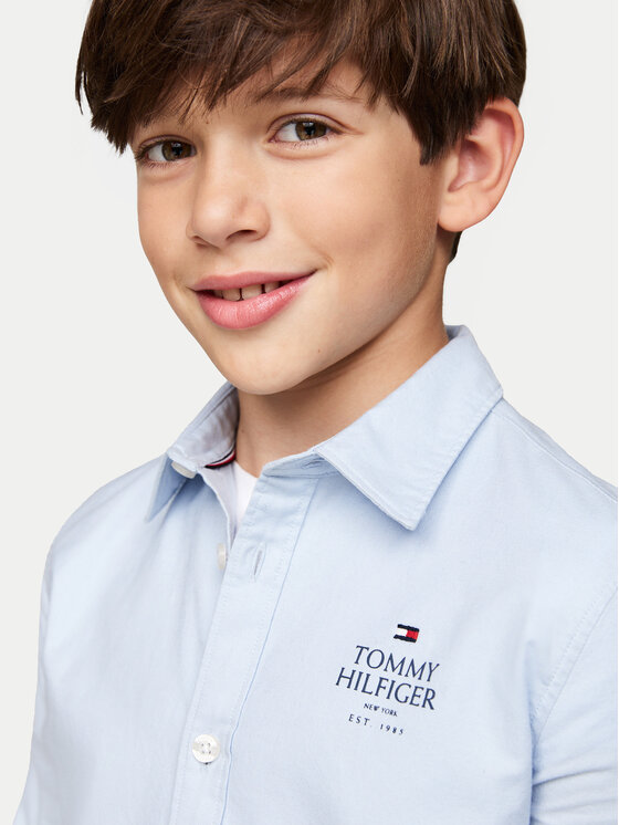 Tommy Hilfiger Tommy Hilfiger Krekls KB0KB09265 D Gaiši zils Regular Fit