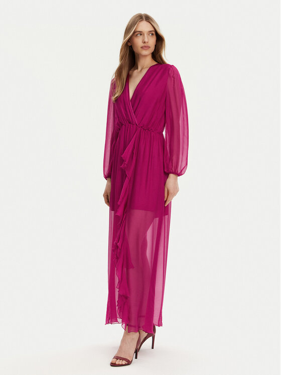 Haveone Haveone Sommerkleid AFF-N013 Rosa Loose Fit