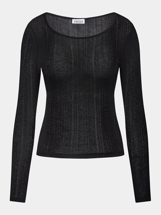 Edited Bluză Xofia Negru Standard Fit