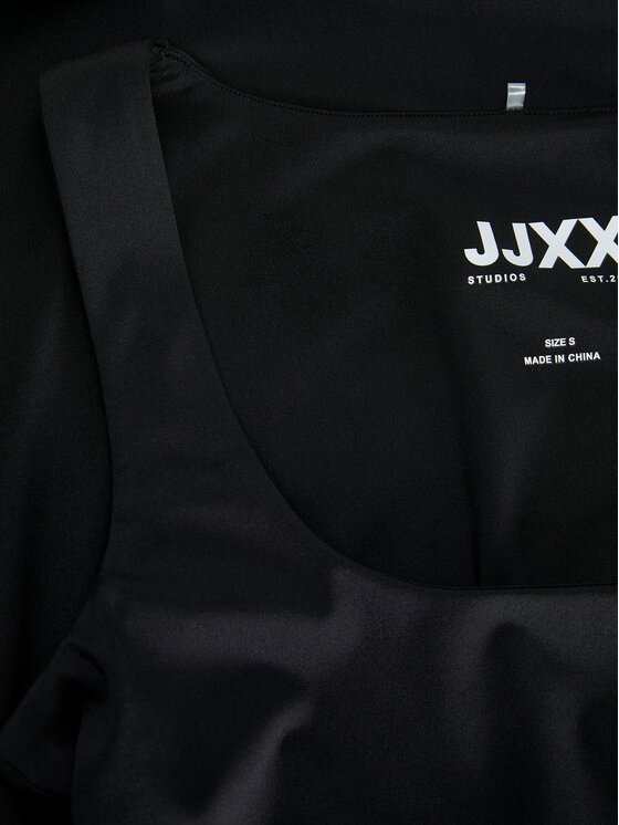 JJXX JJXX Každodenné šaty Saga 12255286 Čierna Slim Fit