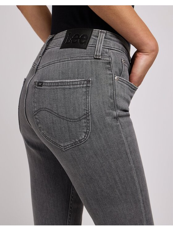 Lee Lee Jeansy Elly Szary Slim Fit