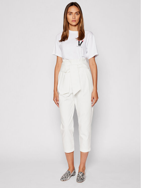 T-shirt Lipstick 2321JTS003008A Bianco Relaxed Fit...