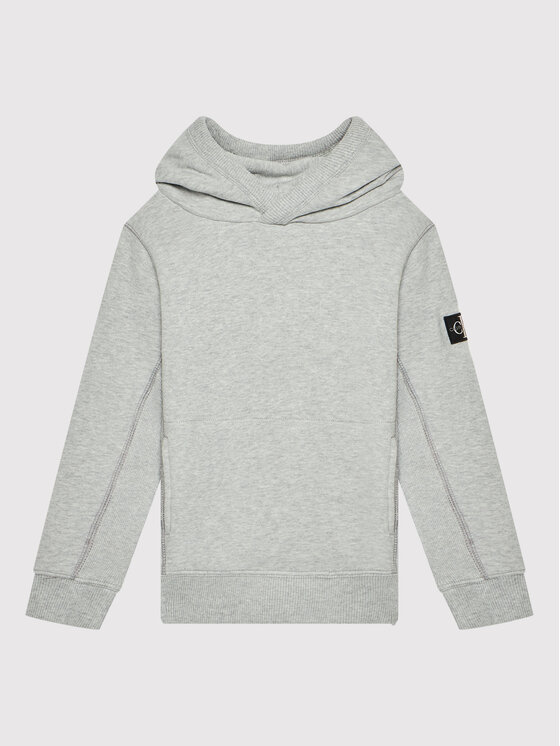 Calvin Klein Jeans Calvin Klein Jeans Džemperis Blocking Badge IB0IB00682 Pilka Regular Fit