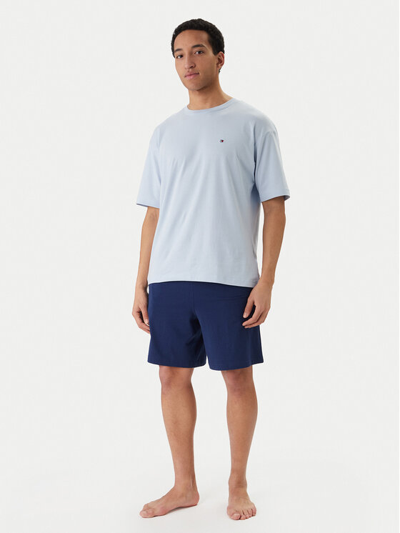 Tommy Hilfiger Tommy Hilfiger Pizsama UM0UM03649 Kék Regular Fit