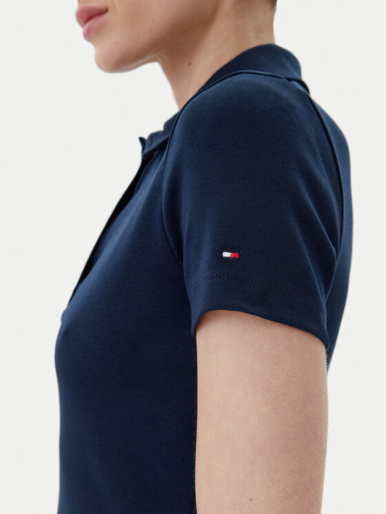Tommy Hilfiger Tommy Hilfiger Sukienka codzienna WW0WW44448 Granatowy Regular Fit