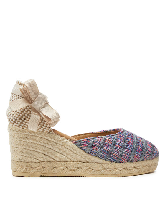 Manebi Espadrile Acapulco Low Wedge Espadrilles G 0.6 WL Ljubičasta