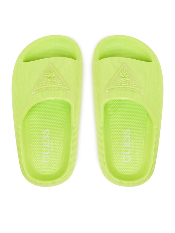 Guess Guess Šlepetės H5GZ03 WG5X0 Žalia