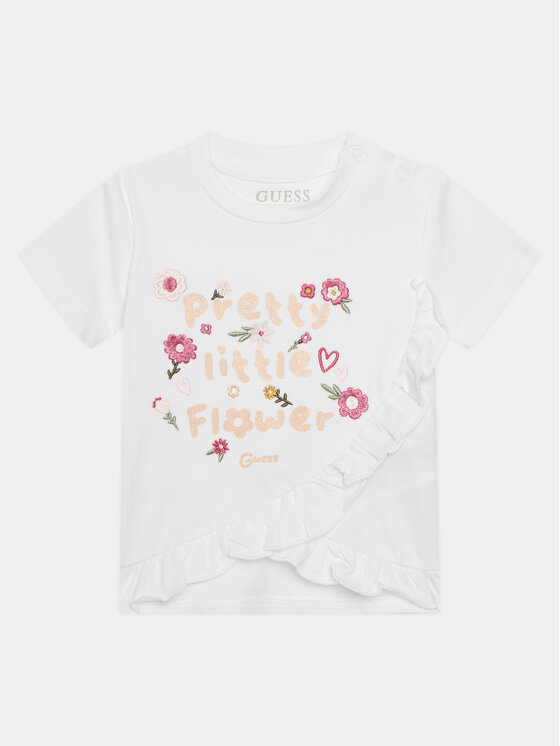 Guess Guess Compleu copii A5GG07 K6YW4 Alb Regular Fit