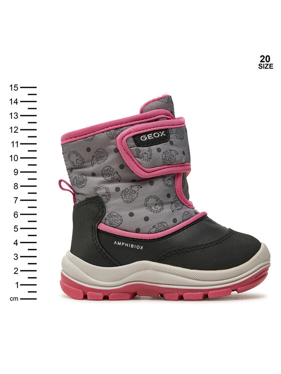 Geox Geox Μπότες Χιονιού B Flanfil Girl B Abx B263WG 0BCMN C9235 M Μαύρο