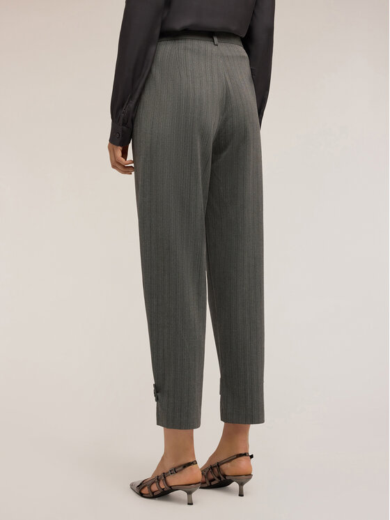 Motivi Motivi Spodnie materiałowe P109Q004192N0S3 Szary Regular Fit