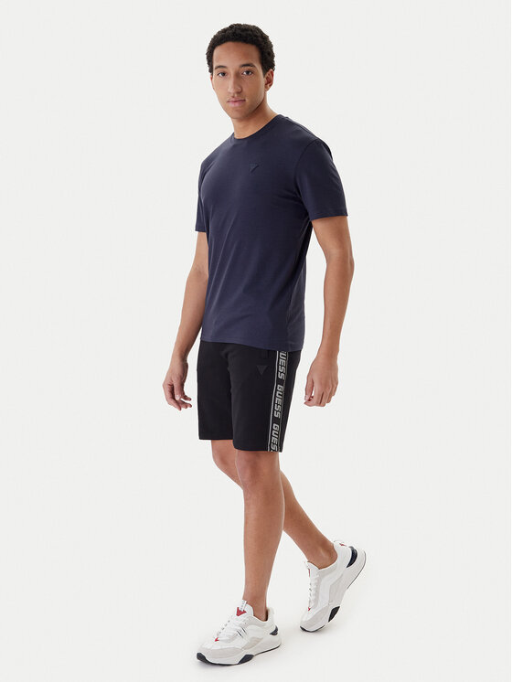 Guess Guess T-Shirt Z2YI12 JR06K Tmavomodrá Regular Fit