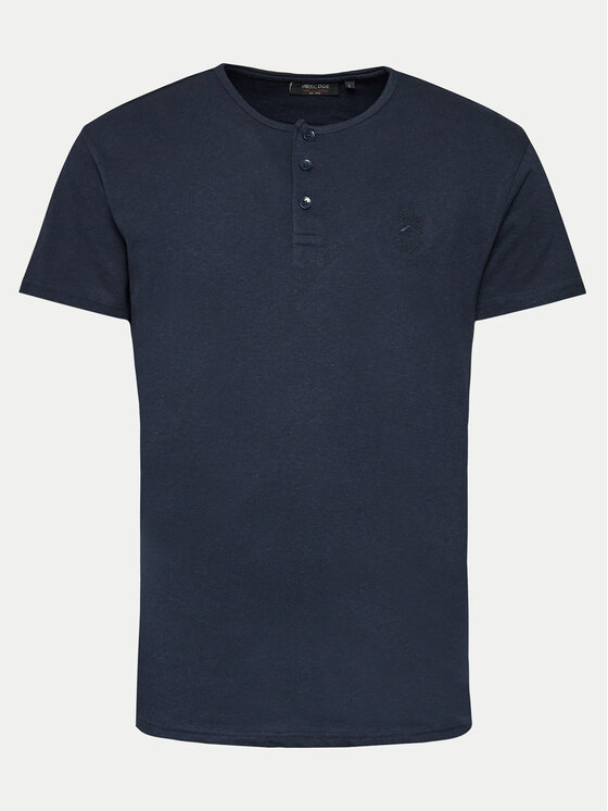 INDICODE Tričko Bosse 41-001 Tmavomodrá Regular Fit