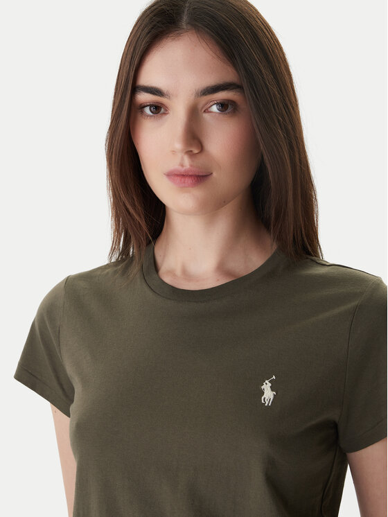 Polo Ralph Lauren Polo Ralph Lauren T-Shirt 211B14605011 Brązowy Classic Fit