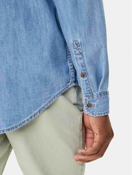 Tommy Jeans Tommy Jeans cămașă de blugi DM0DM21727 Albastru Regular Fit