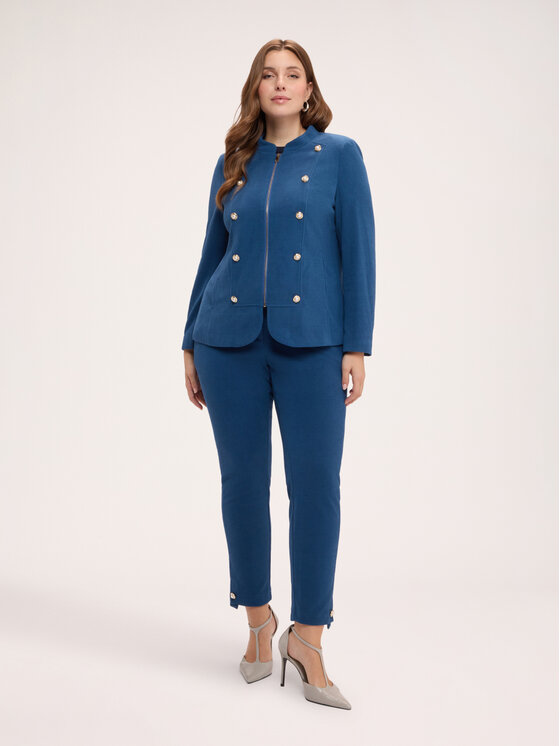 Fiorella Rubino Fiorella Rubino Giacca da abito Q070T000325N024 Turchese Regular Fit