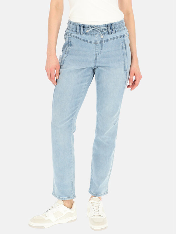 Red Button Red Button Spodnie damskie Tessy Niebieski Relaxed Fit