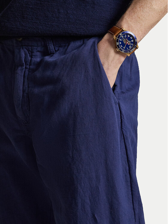 Polo Ralph Lauren Polo Ralph Lauren Pantaloni di tessuto 710A13235002 Blu scuro Classic Fit