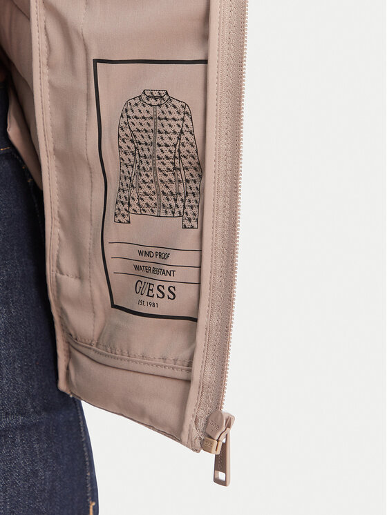 Guess Guess Prijelazna jakna 180536 Bež Classic Fit