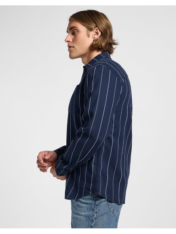 Lee Lee Koszula Mercantile Shirt Niebieski Relaxed Fit