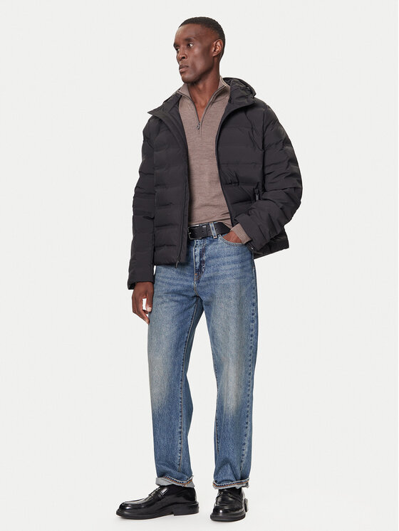 Calvin Klein Calvin Klein Geacă din puf LV04LD521G Negru Regular Fit