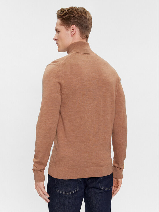 Calvin Klein Calvin Klein Dolčevita Superior K10K110420 Smeđa Slim Fit