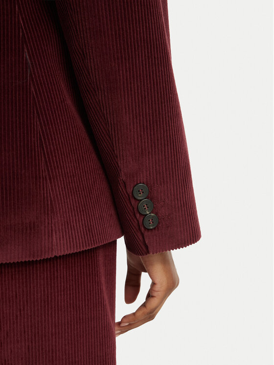 Weekend Max Mara Weekend Max Mara Marynarka Katanga 2625046012 Bordowy Regular Fit
