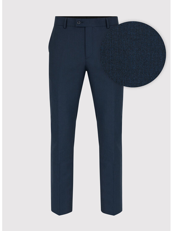 Pako Lorente Pako Lorente Spodnie garniturowe P22WF-6G-004-G Granatowy Slim Fit
