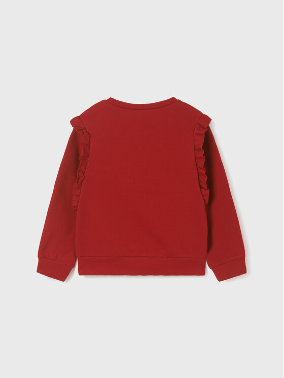 Mayoral Mayoral Felpa 4476 Rosso Regular Fit