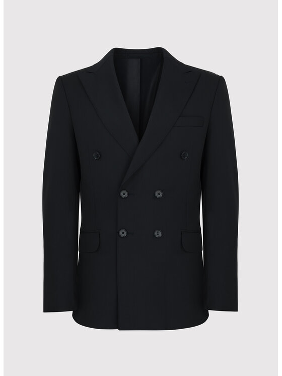 Pako Lorente Pako Lorente Marynarka P23WP-3G-037 Czarny Slim Fit