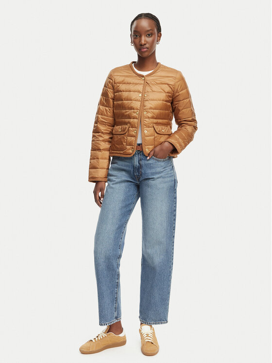 Tommy Hilfiger Tommy Hilfiger Prehodna jakna WW0WW49660 Svetlo rjava Slim Fit