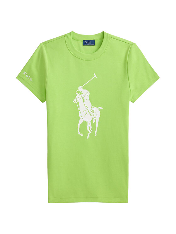 Polo Ralph Lauren Polo Ralph Lauren Tricou 211A96259004 Verde deschis Slim Fit