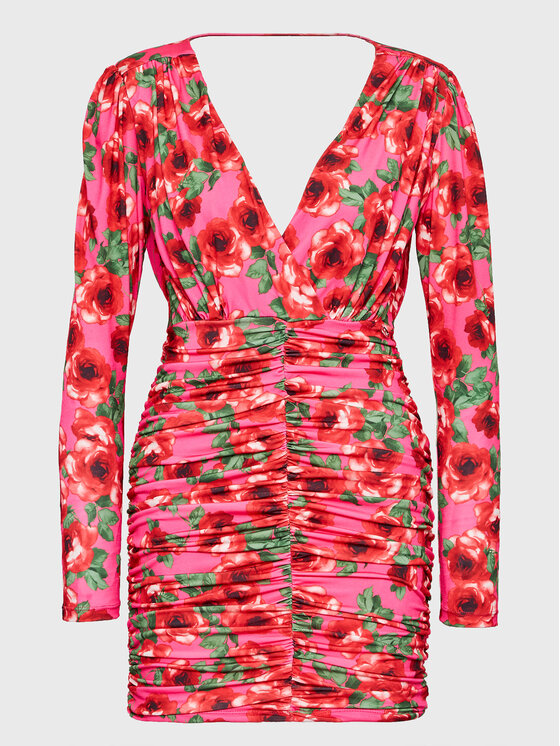 Kontatto Kontatto Coctailkleid MG5004 Rosa Slim Fit
