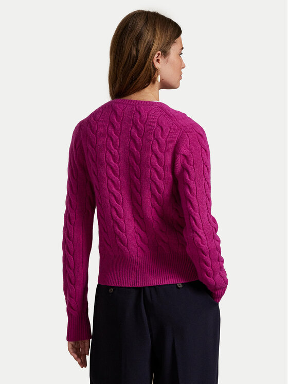 Polo Ralph Lauren Polo Ralph Lauren Kardiganas 211972104006 Rožinė Slim Fit