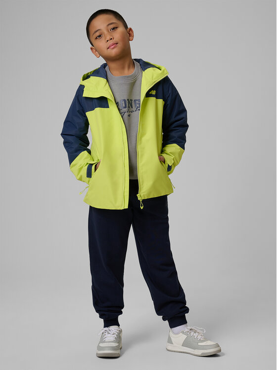 4F 4F Kurtka przejściowa OUTERWEAR Zielony Regular Fit