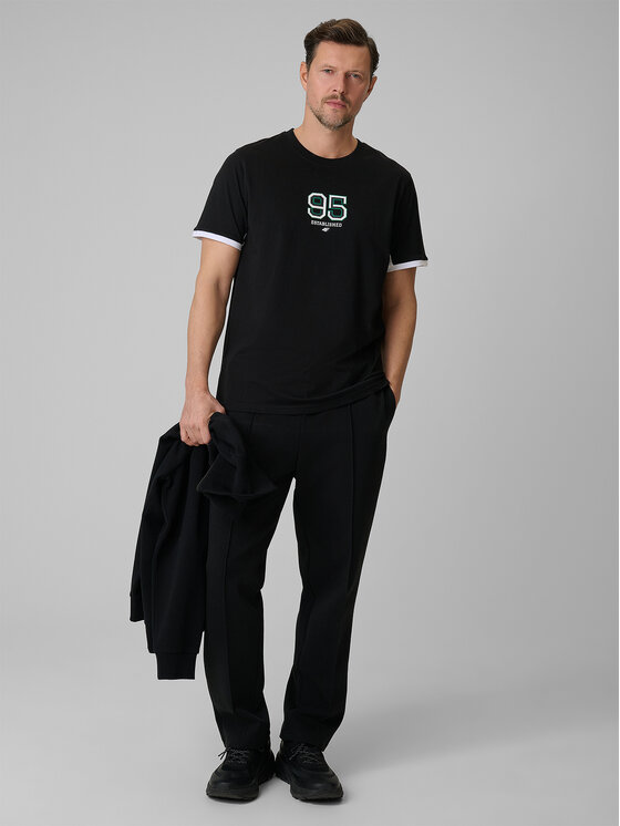 4F 4F Spodnie dresowe SPORT STORIES 25/26 Czarny Regular Fit