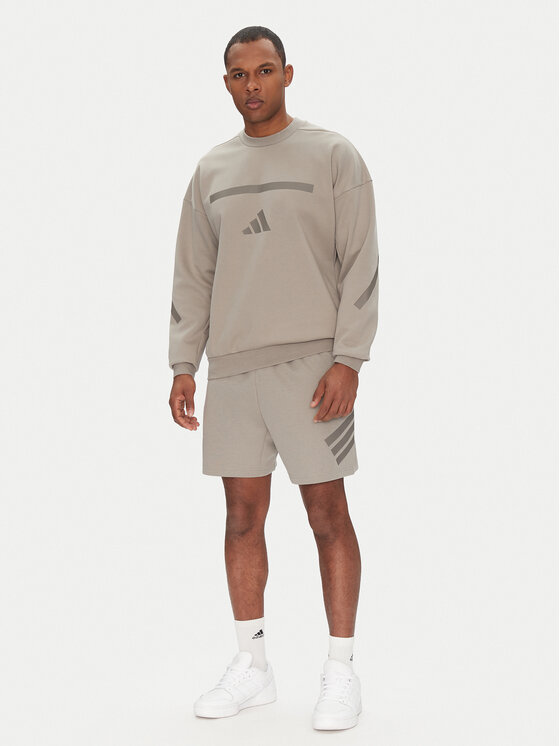 adidas adidas Džemperis ar kapuci Z.N.E. JP0383 Bēšs Loose Fit
