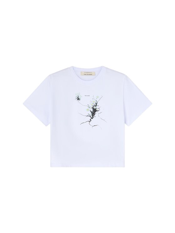 Trussardi Trussardi T-Shirt G0496000353N001 Biały Regular Fit